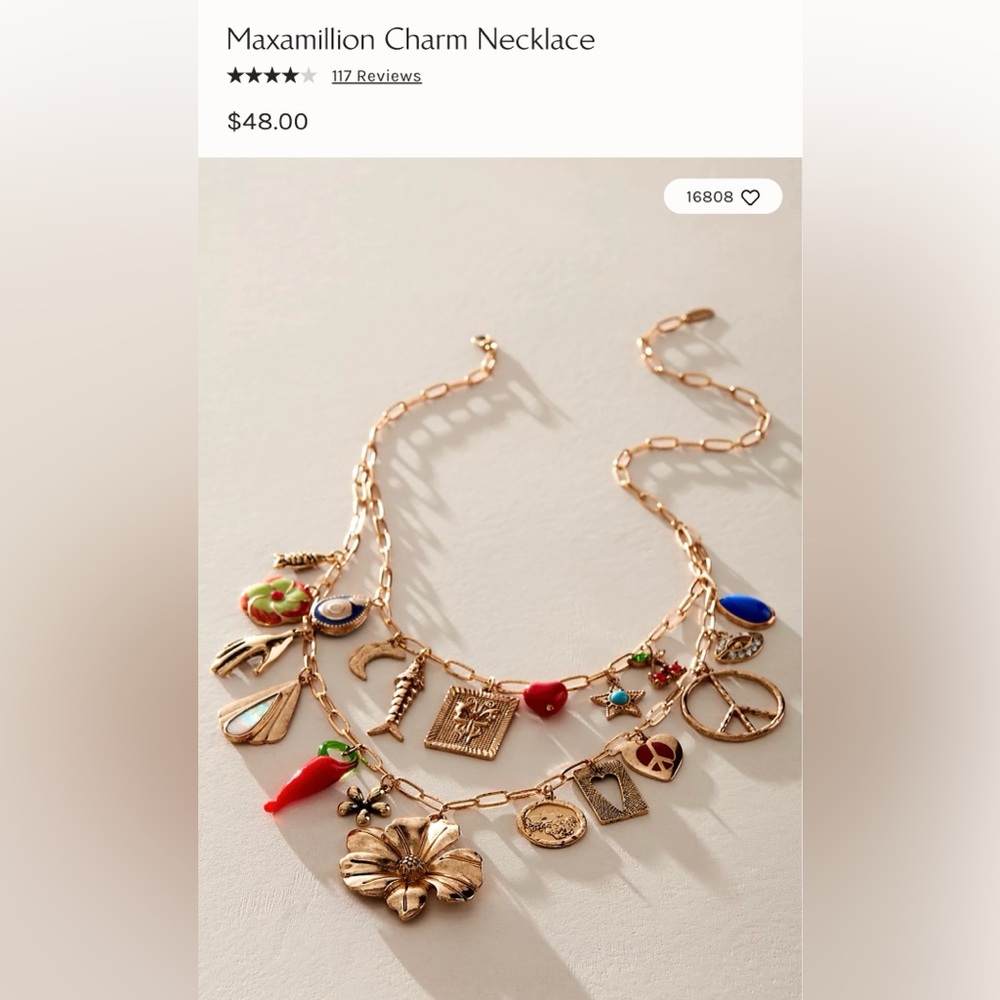 Free People Maxamillion Charm Necklace - Picture 14 of 16